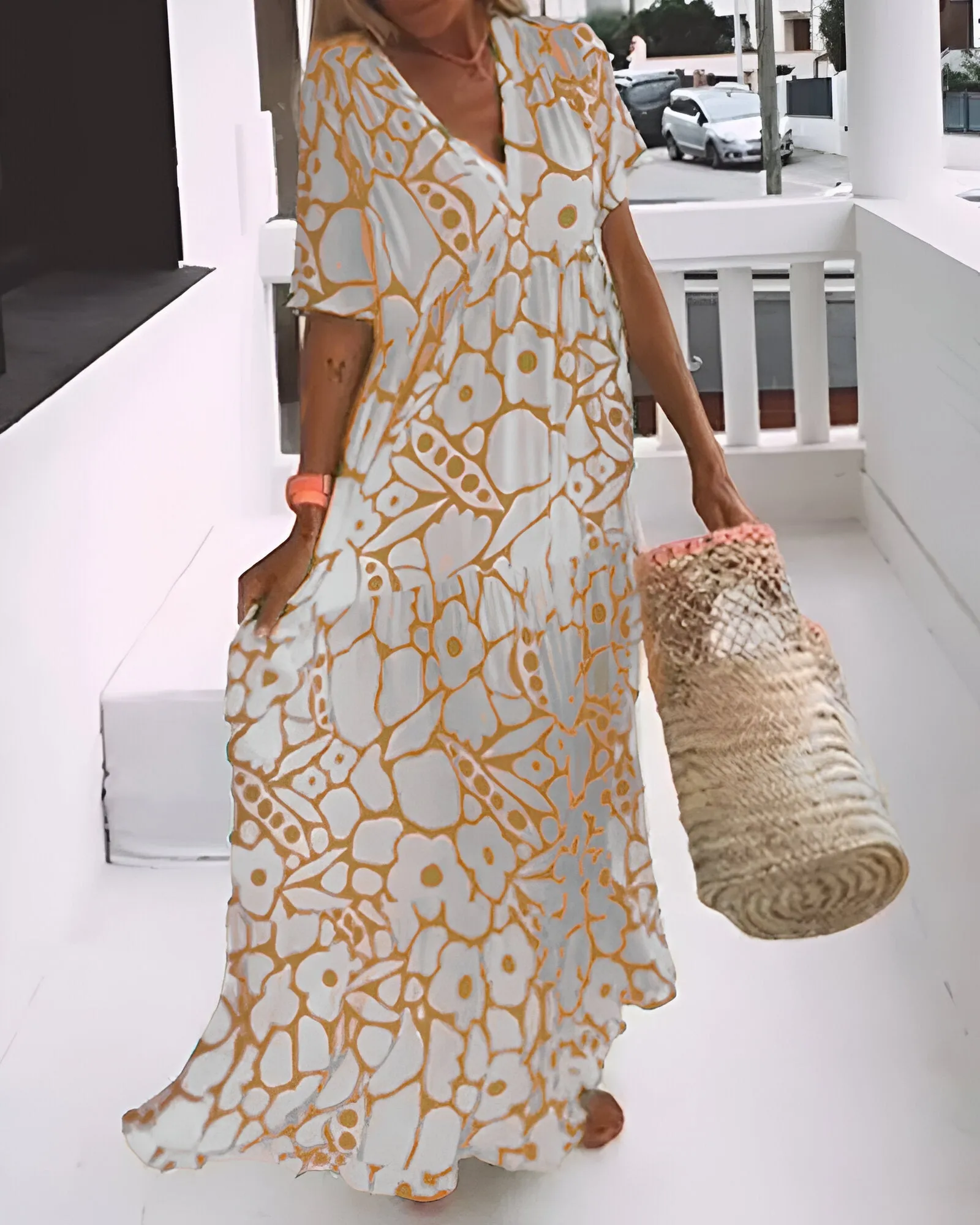 Charlotte | Printed Midi Dress
