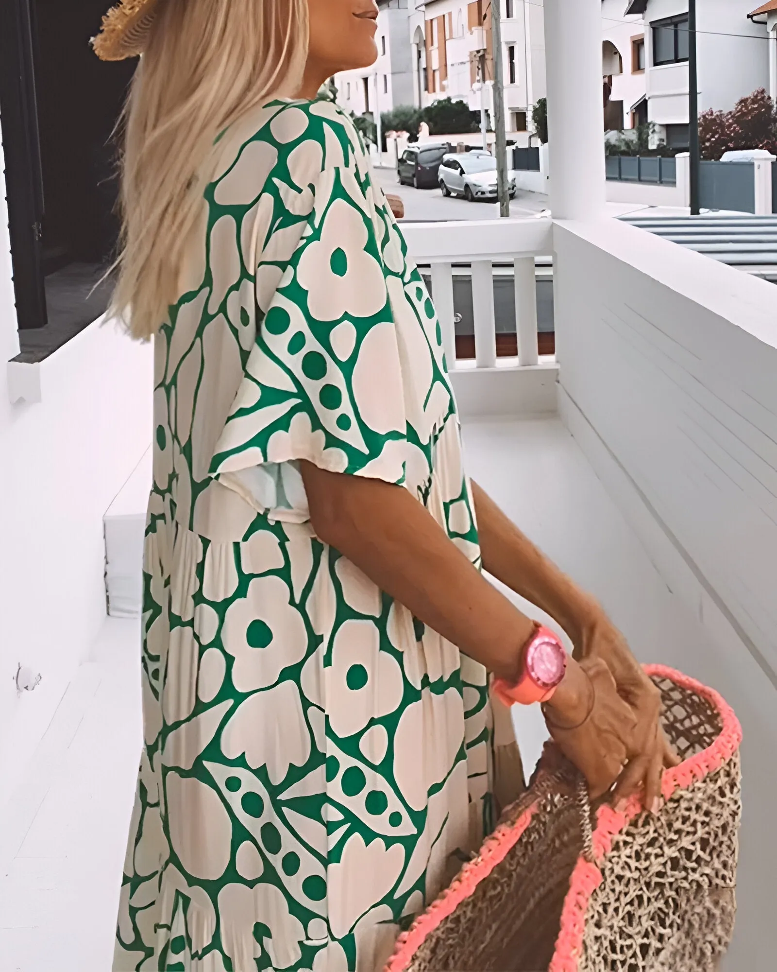Charlotte | Printed Midi Dress