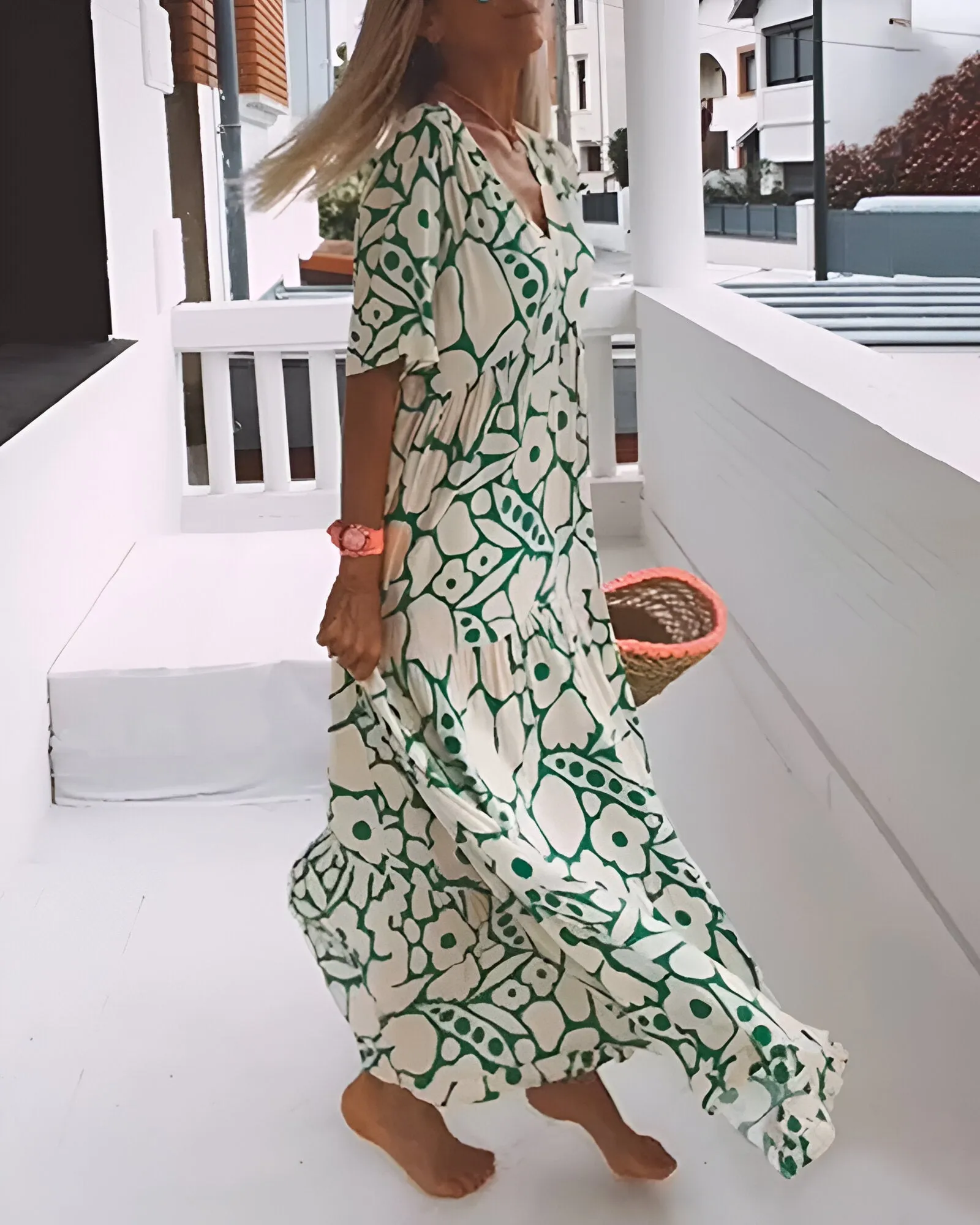 Charlotte | Printed Midi Dress