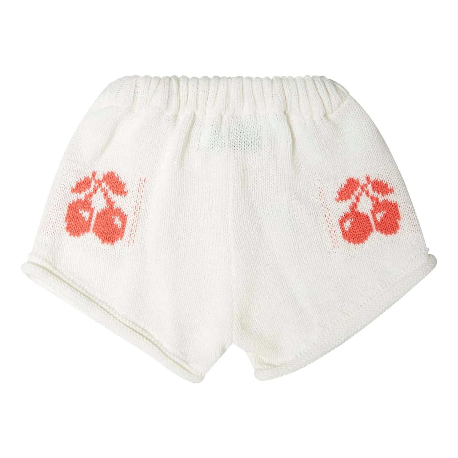 Cherries Jacquard Knit Shorts