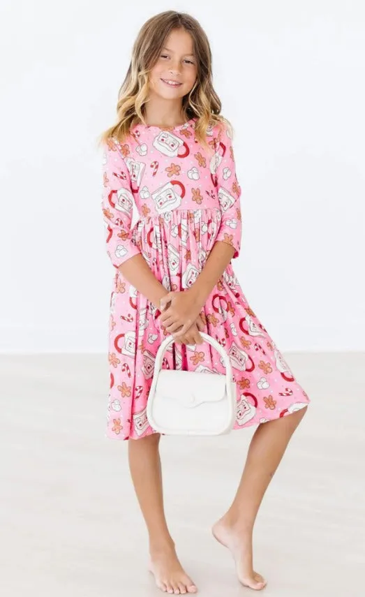 Christmas Cookies Pocket Twirl Dress || Mila & Rose