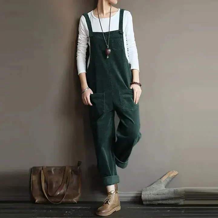 Comfortable and stylish casual denim overalls