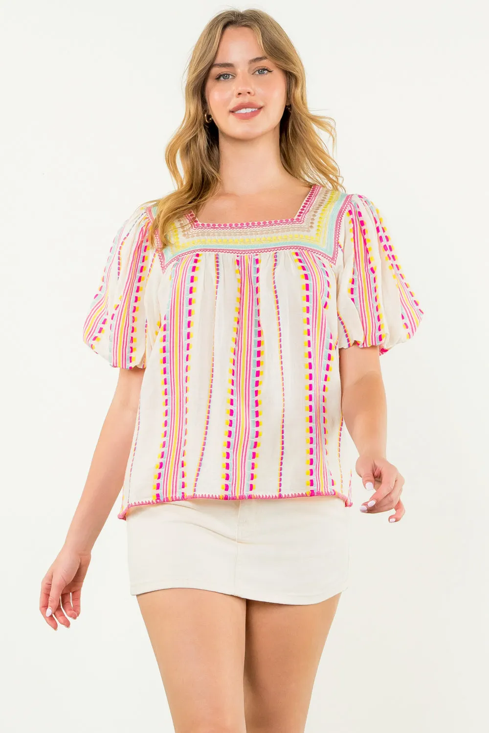 Confetti Stitch Top