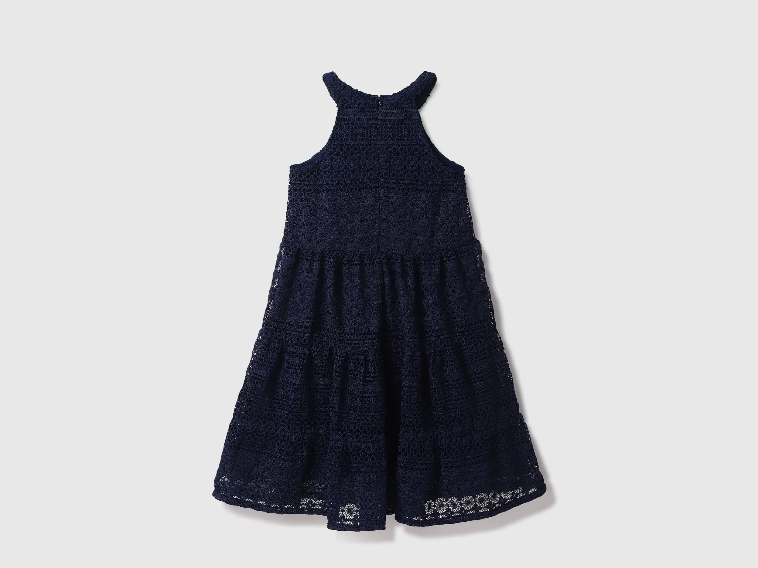 Cotton Embroidery Halter Neck Girls Dresses