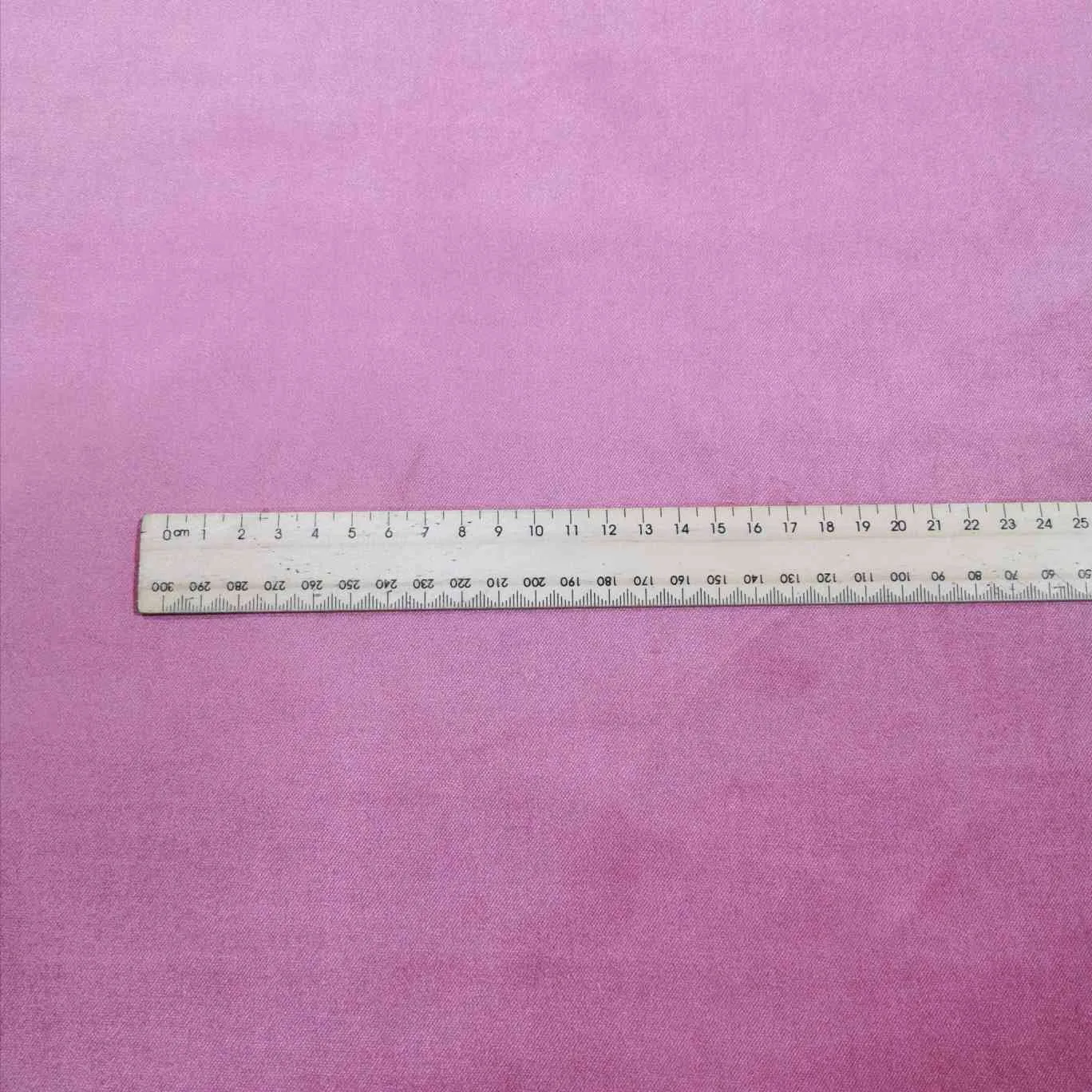 Cotton Rayon Velvet, Rose - 88cm remnant