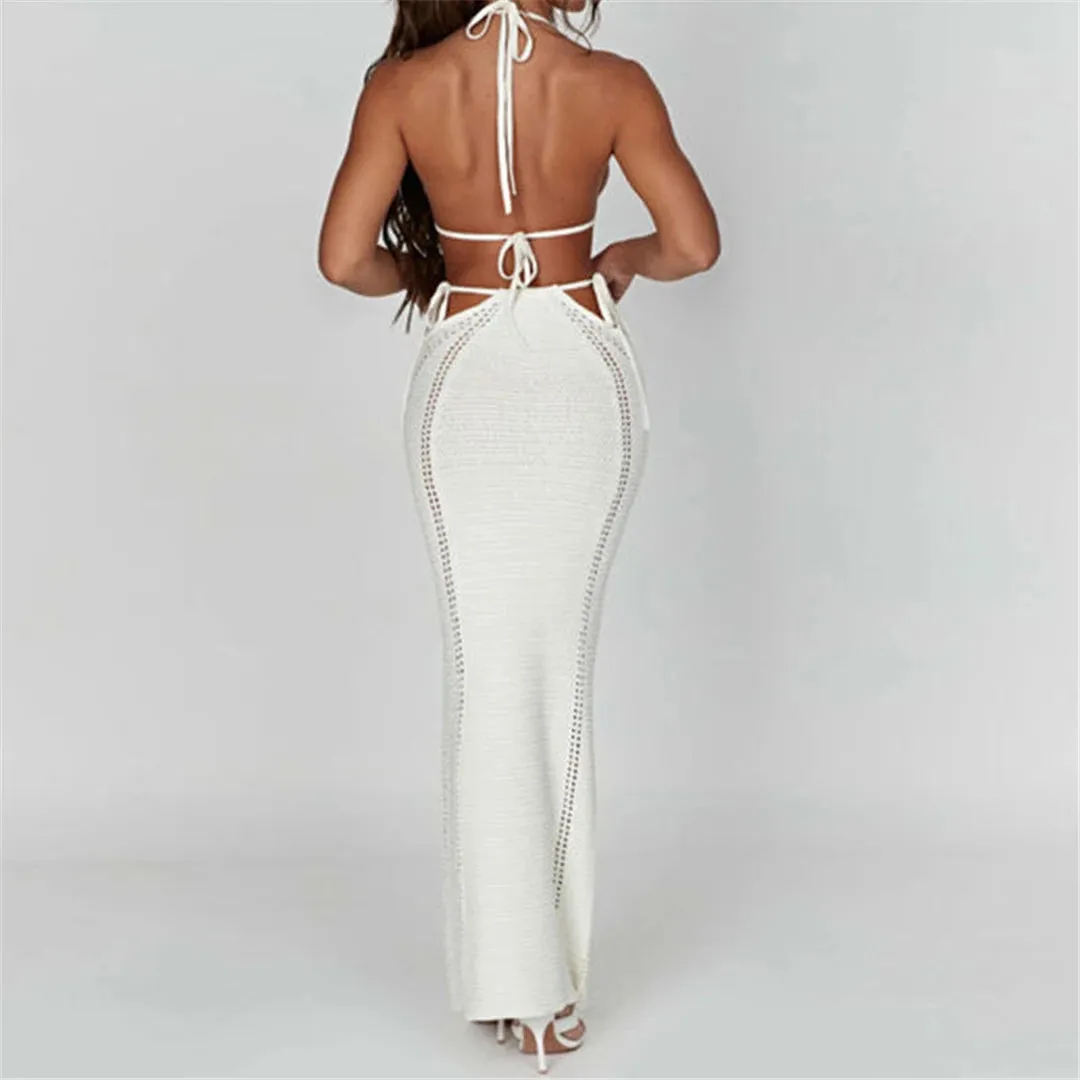 Crochet Knitted Tunic Beach Cover Up