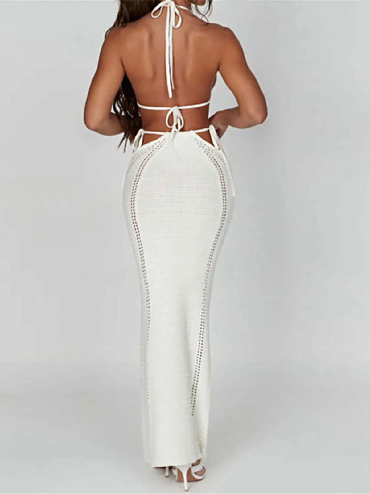 Crochet Knitted Tunic Beach Cover Up