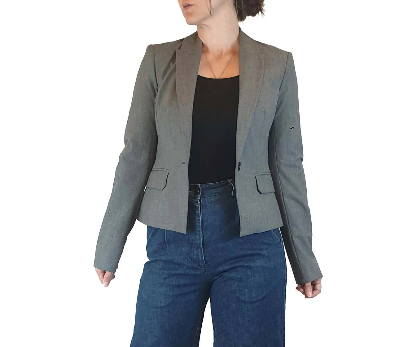 Cue grey blazer size 8