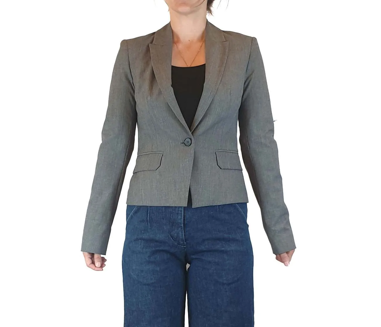Cue grey blazer size 8