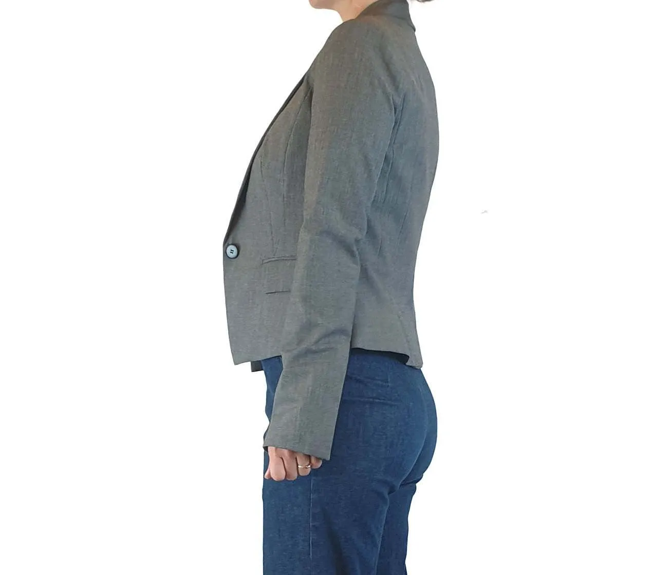 Cue grey blazer size 8