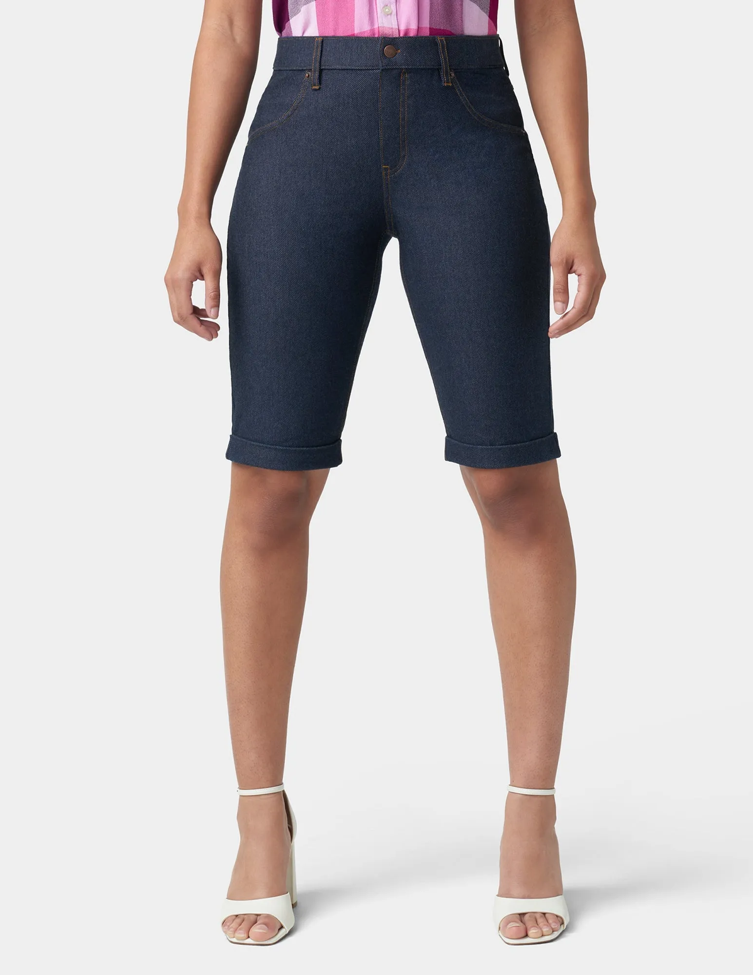 Cuffed Essential Denim Short