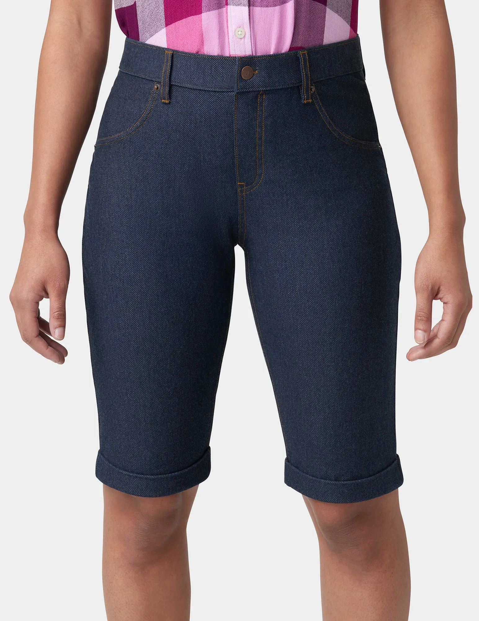 Cuffed Essential Denim Short