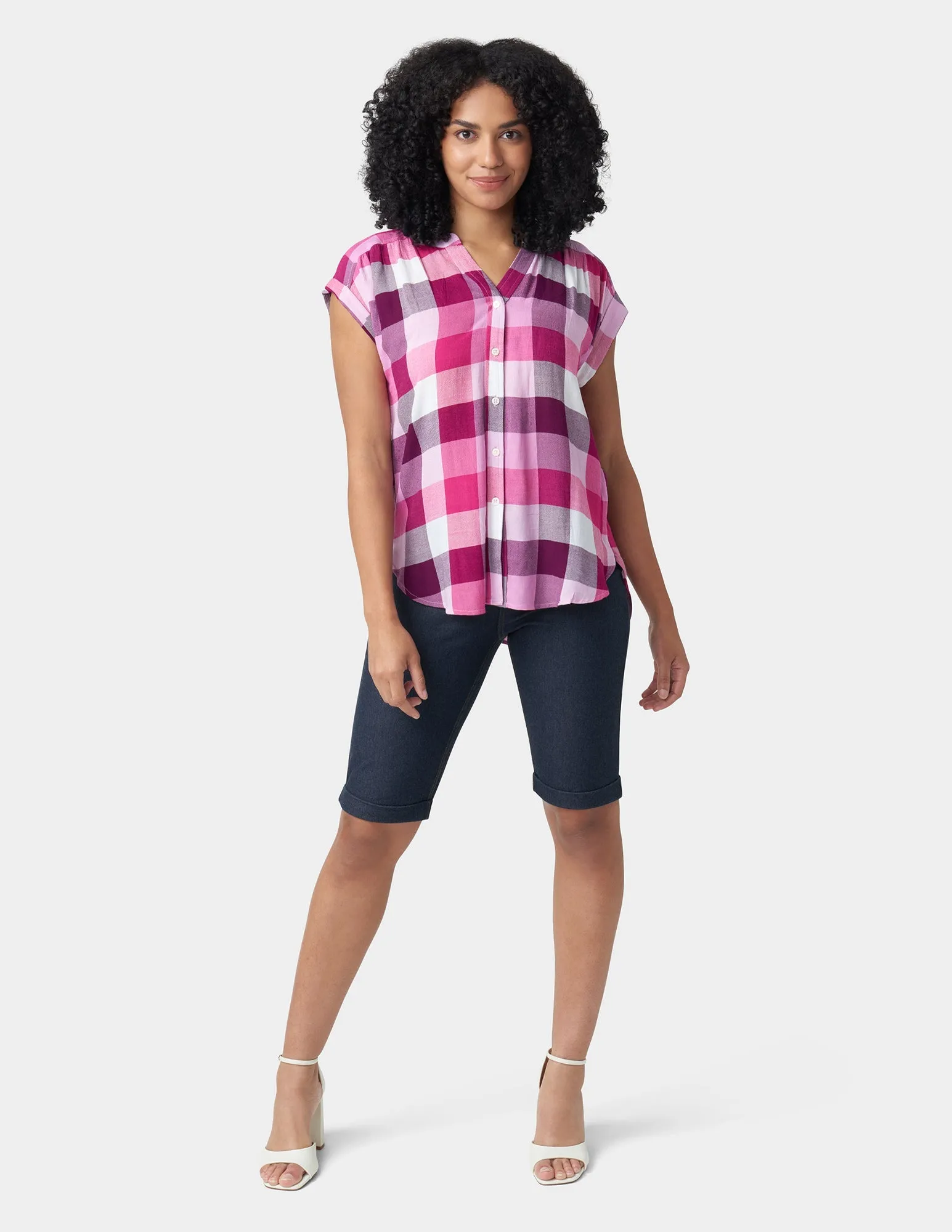 Cuffed Essential Denim Short