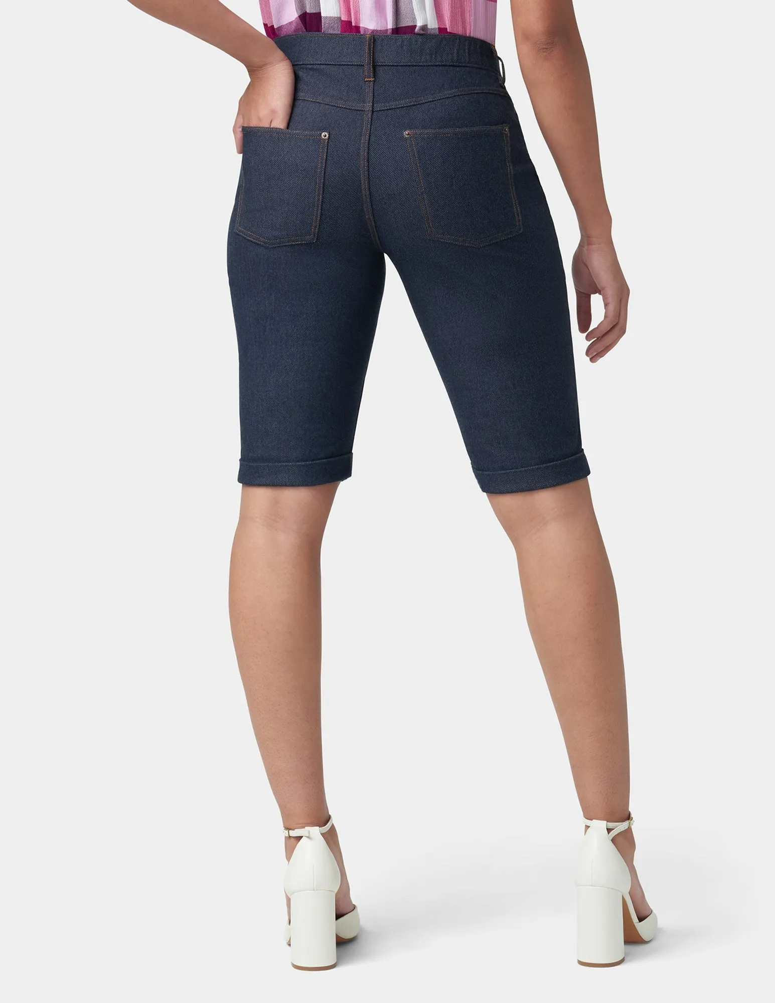 Cuffed Essential Denim Short