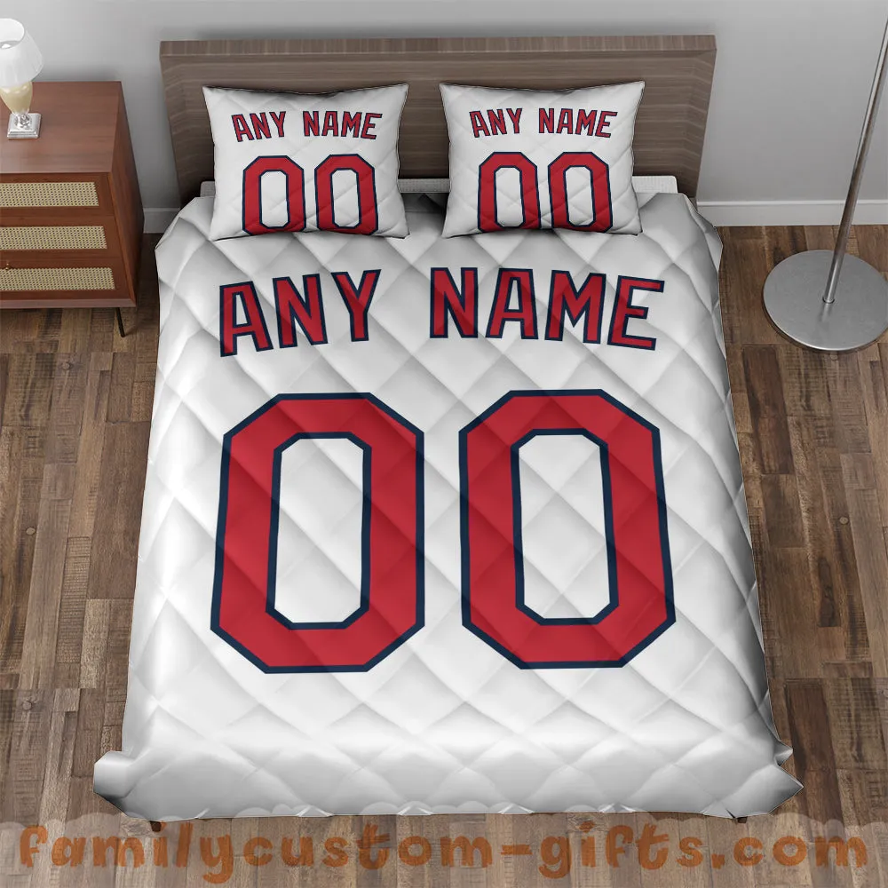Custom Quilt Sets St. Louis Jersey Personalized Baseball Premium Quilt Bedding for Men Women