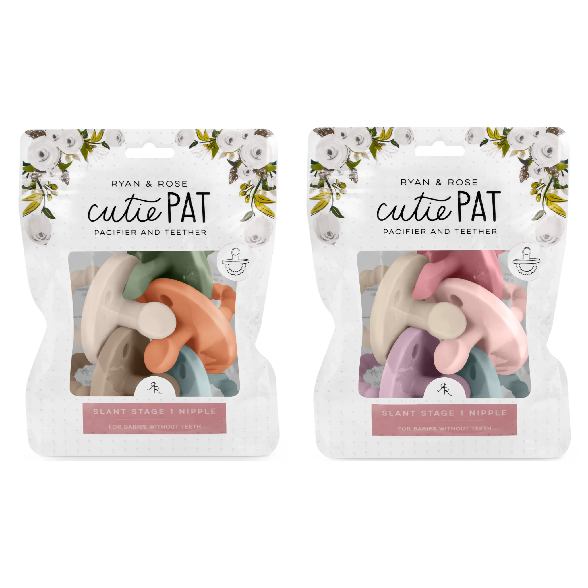 Cutie PAT Slant (Pacifier   Teether) Collection Sets