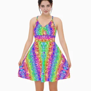 Cyber Fairy Rainbow Dress