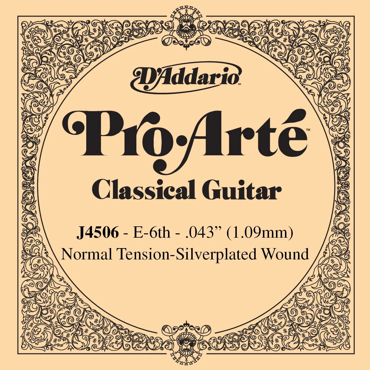 D'Addario Pro Arte normal tension low E / 6th