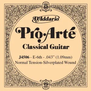 D'Addario Pro Arte normal tension low E / 6th