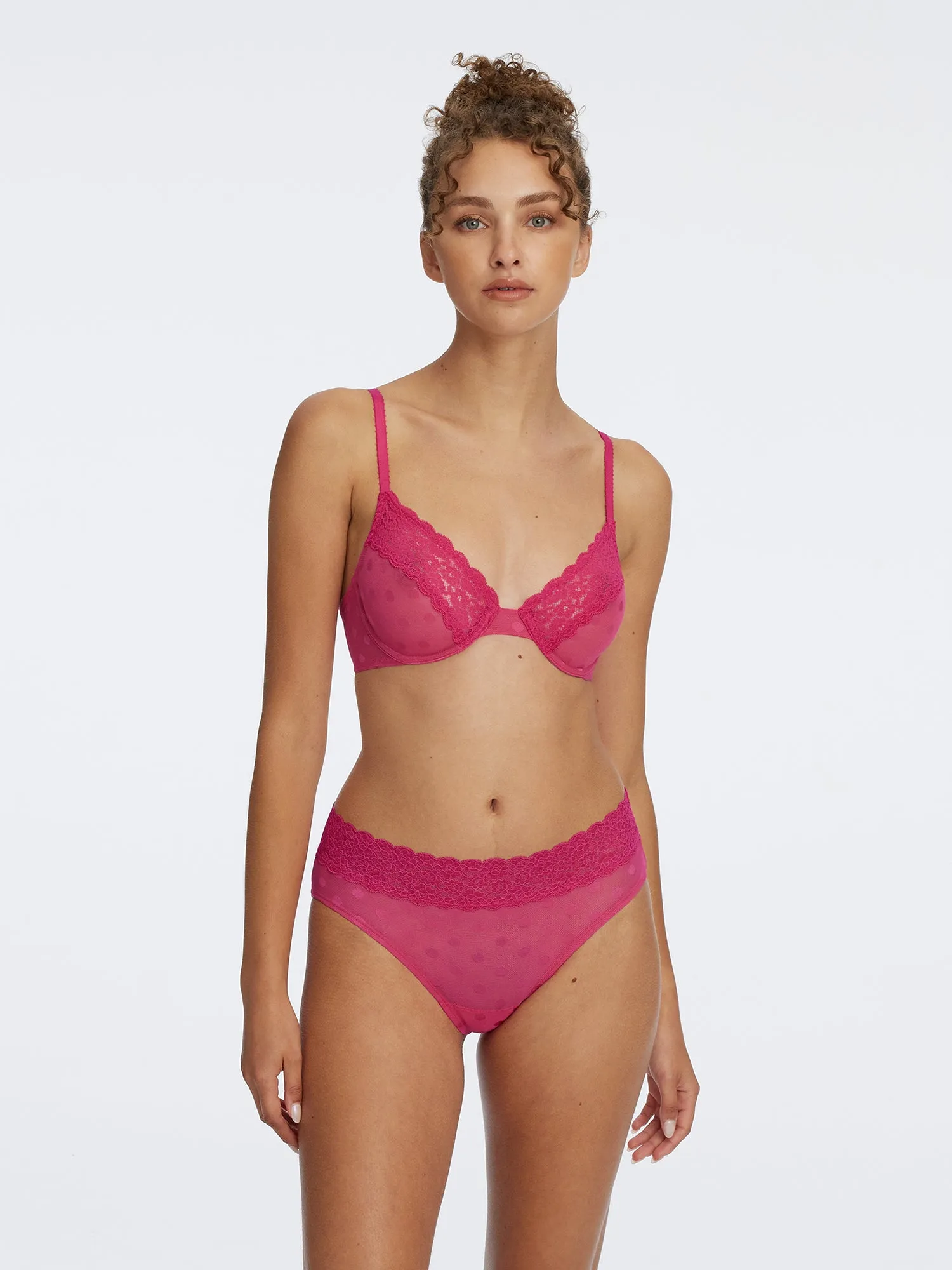 Dare Dot Plunge Unlined Bra