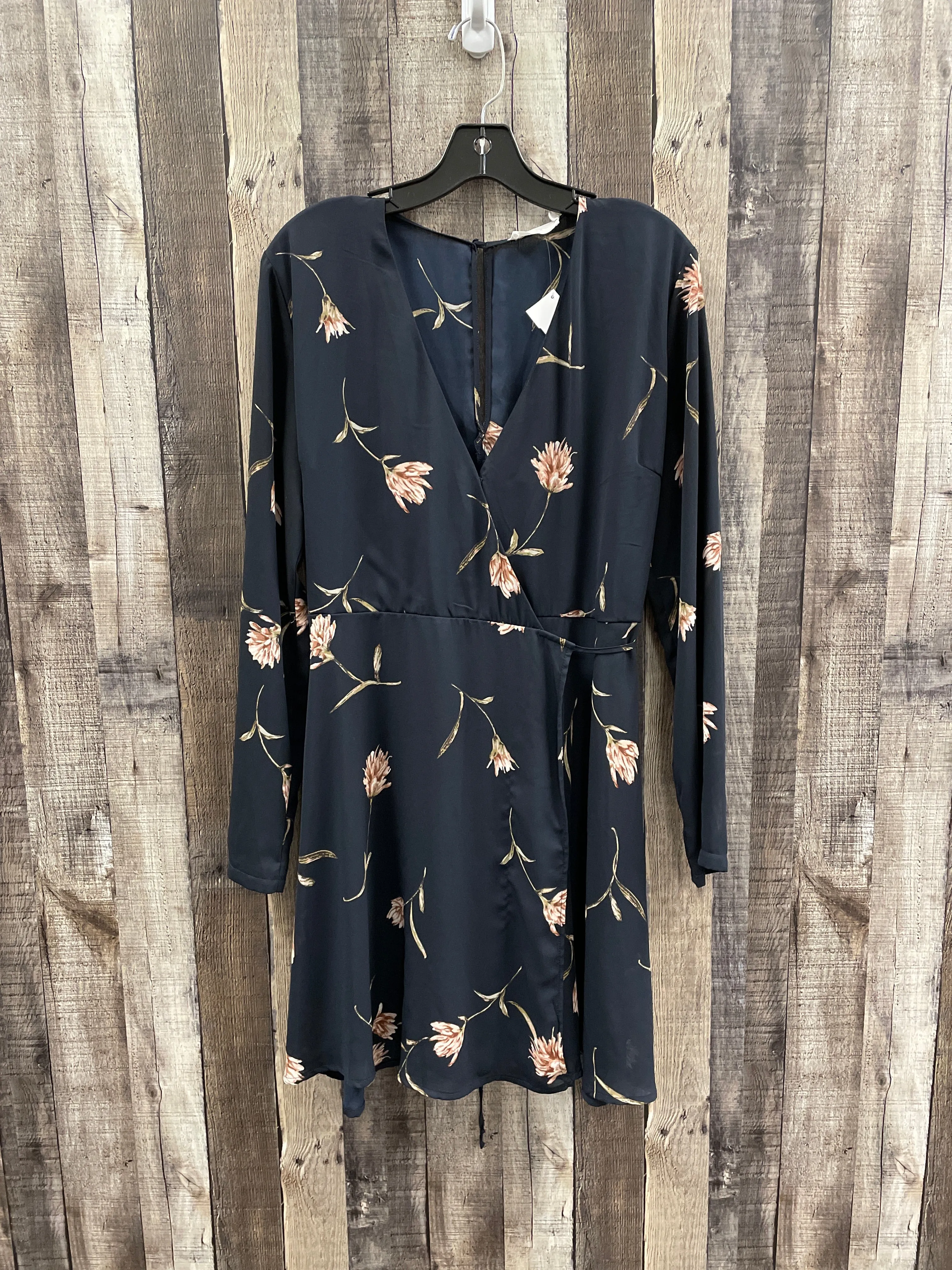 Dress Casual Midi By Lush In Black, Size: Xl
