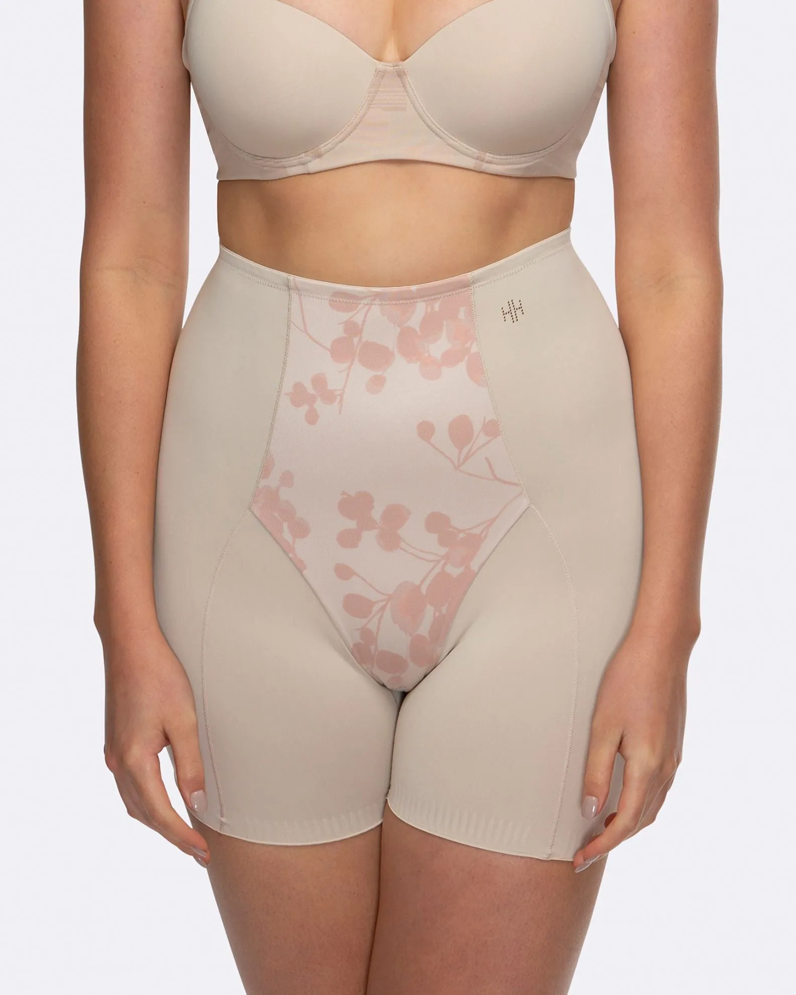 Eden Floral Medium Control Boyleg - HH041