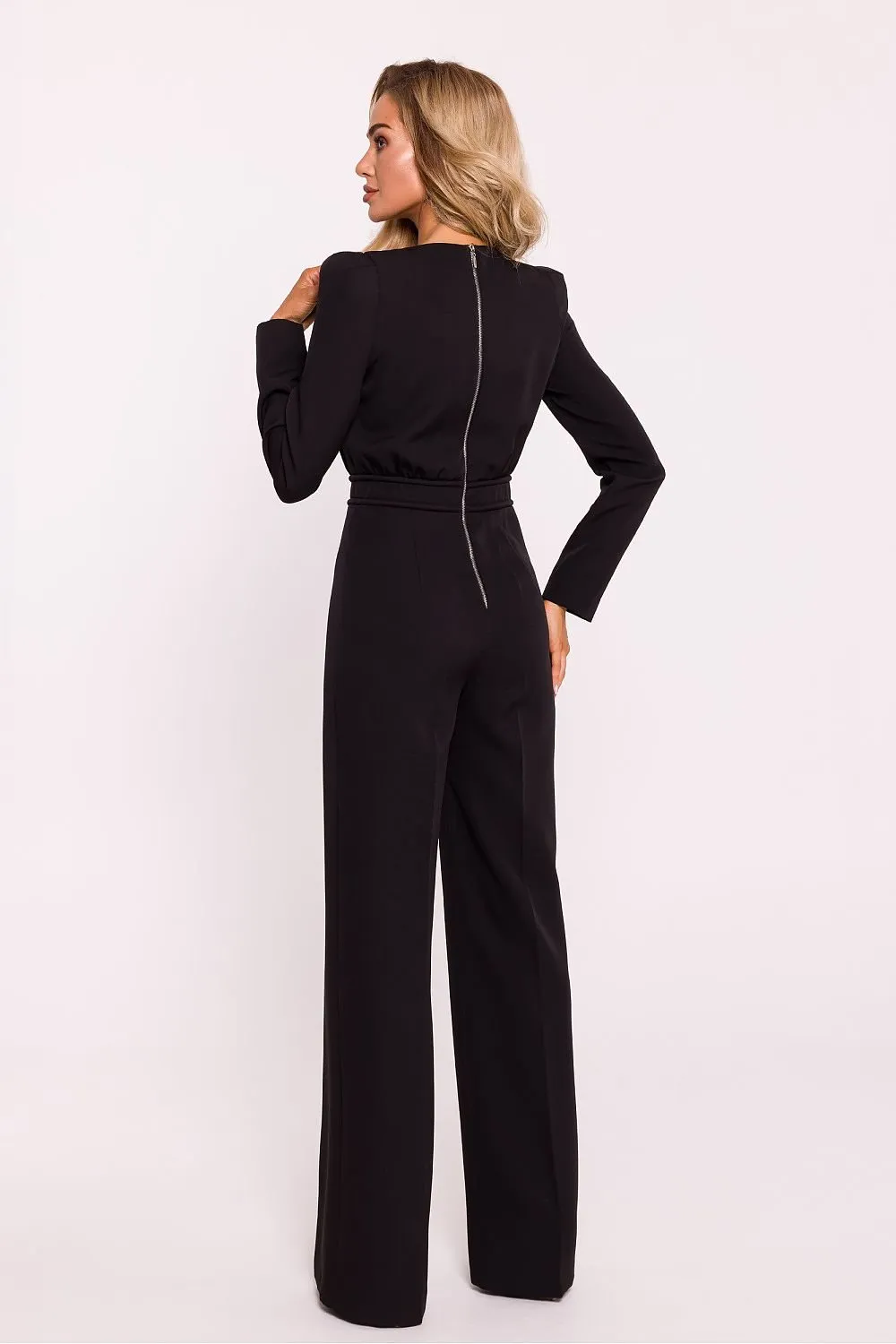 Elegant long sleeves formal jumpsuit