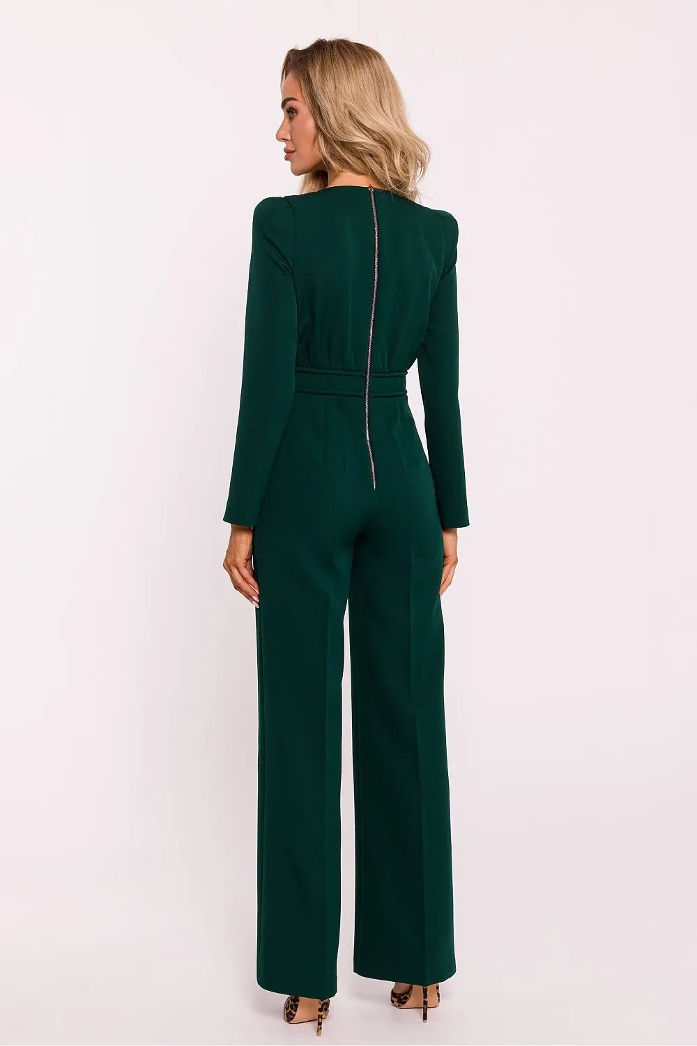 Elegant long sleeves formal jumpsuit
