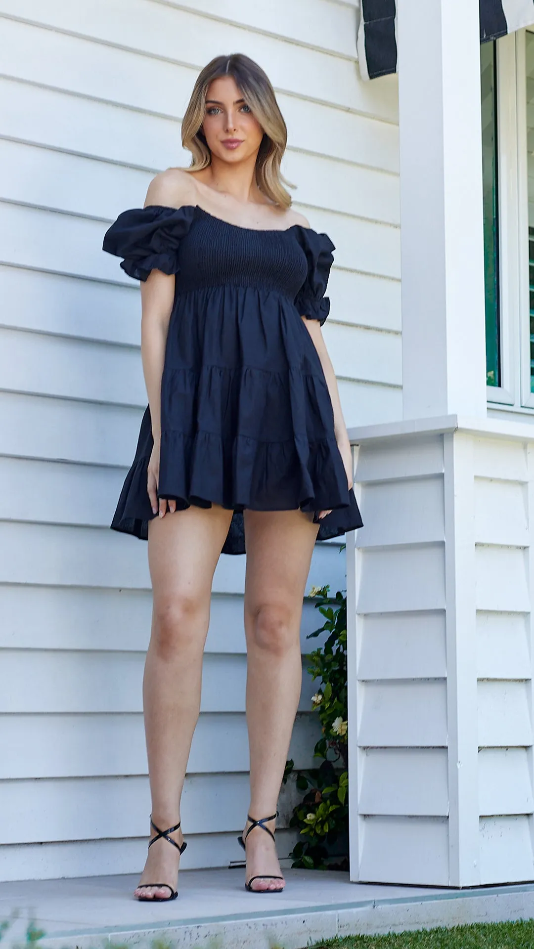 Ella Mini Dress - Black