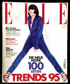 ELLE Germany Magazine February 1995 MICHELE HICKS Stella Tennant DIANE KRUGER