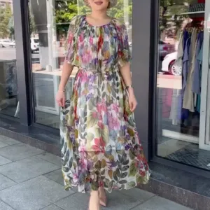 Enchanting Donna™ - Women's Floral Maxi Dress for Effortless Elegance