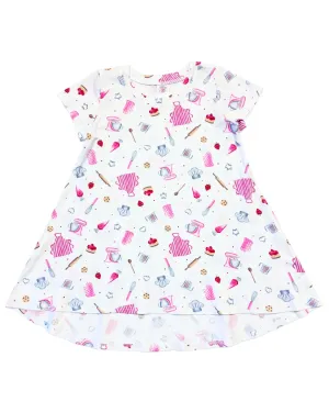esme- Baked With Love Short Sleeve Hi-Low Dress