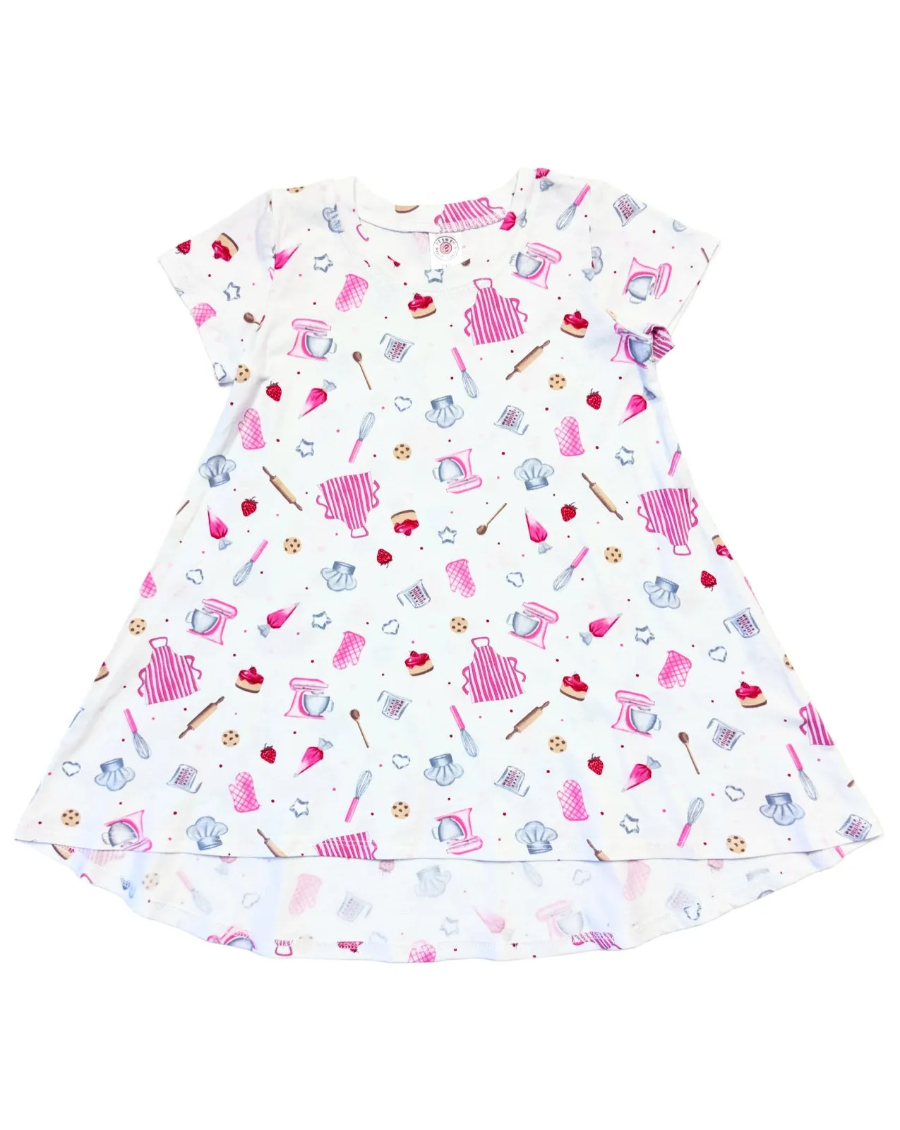 esme- Baked With Love Short Sleeve Hi-Low Dress