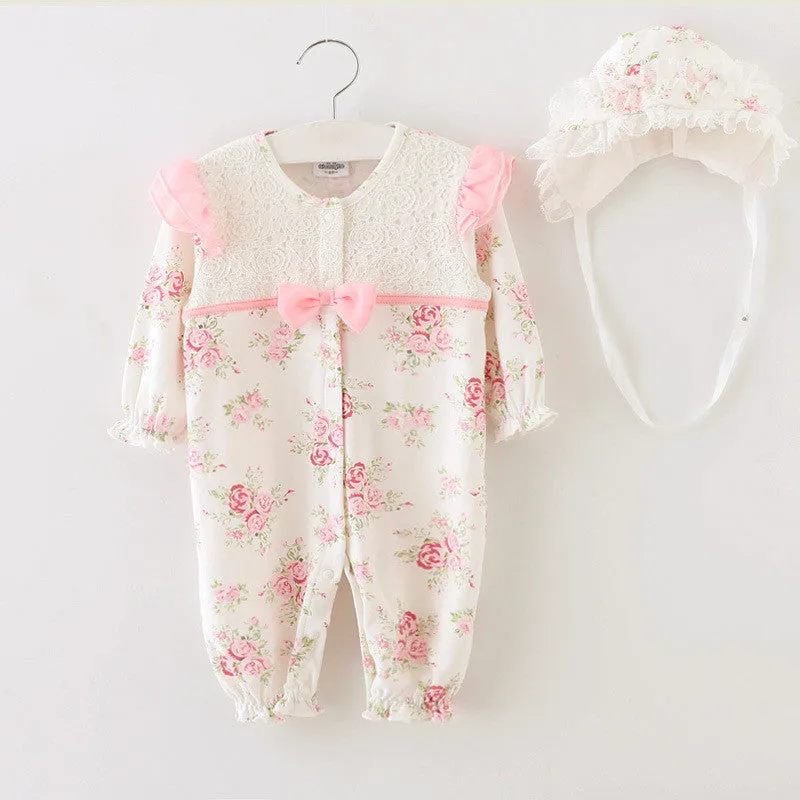 fashion bow t shirt dot overalls two pieces baby toddler girl clothing clothes bodysuits born cotton set