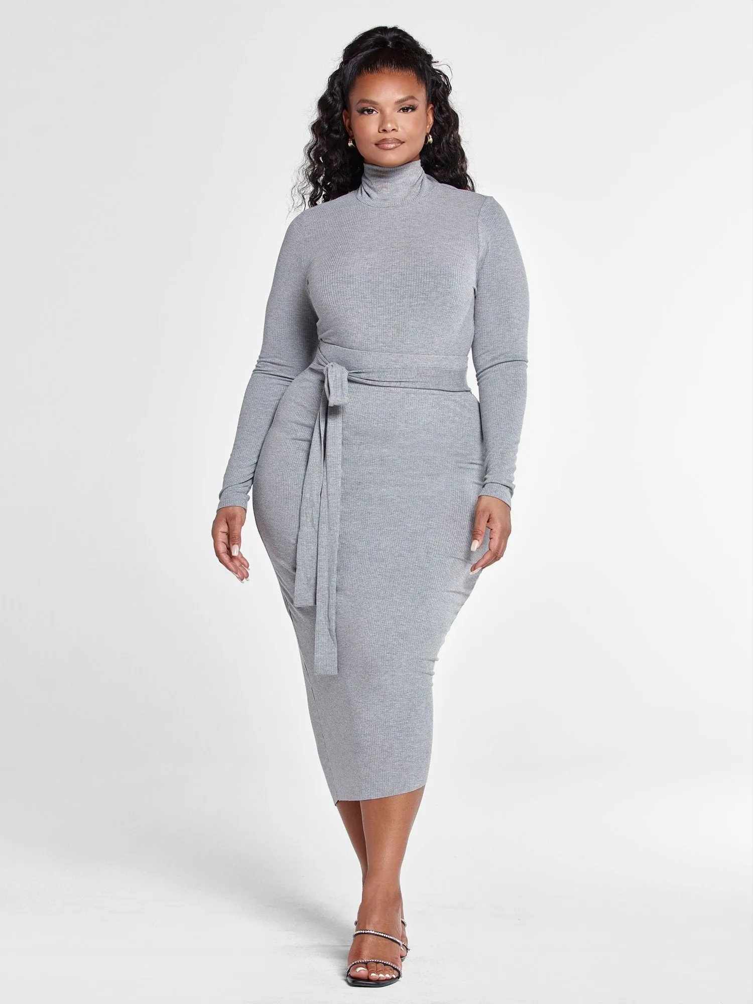 Fashion To Figure - FTF Essentials - Rib Knit Tie Knot Skirt