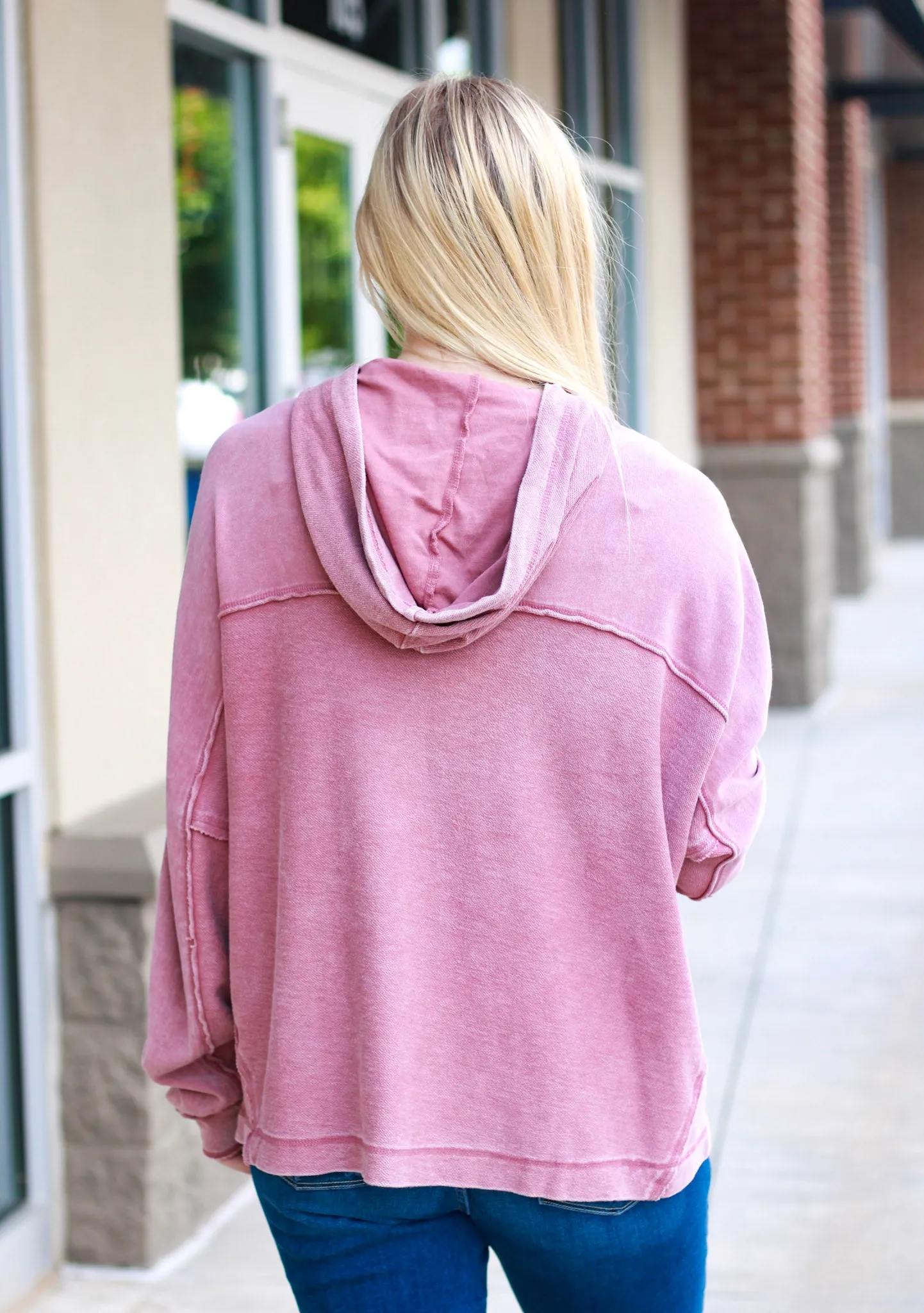 Fighting for You Long Sleeve in Red Bean
