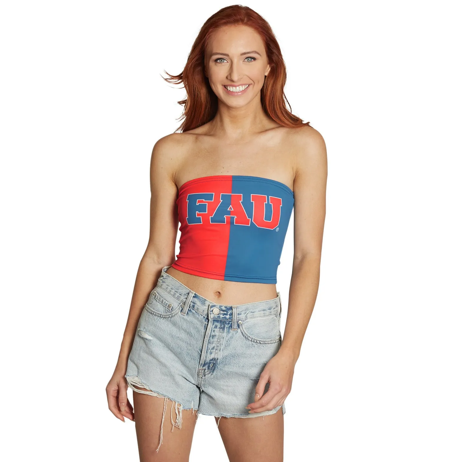 Florida Atlantic Owls Two Tone Tube Top