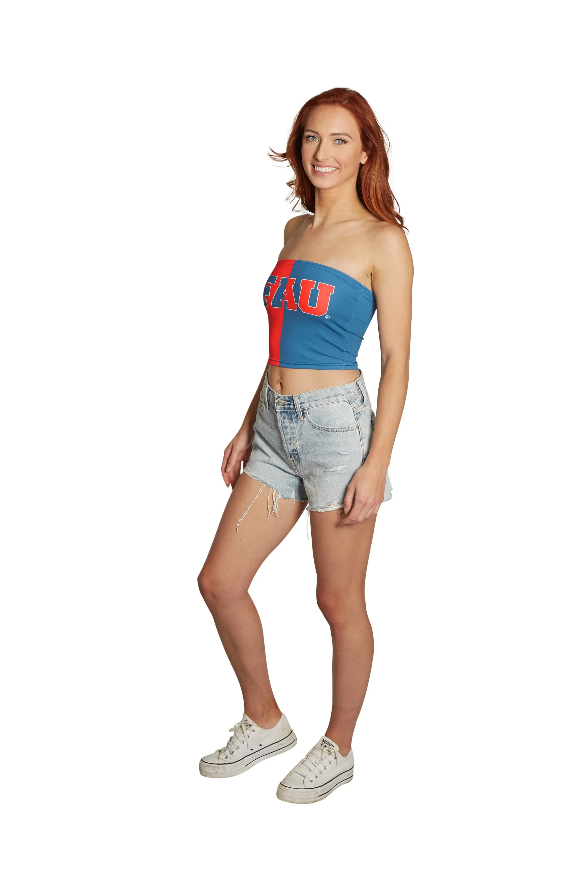 Florida Atlantic Owls Two Tone Tube Top