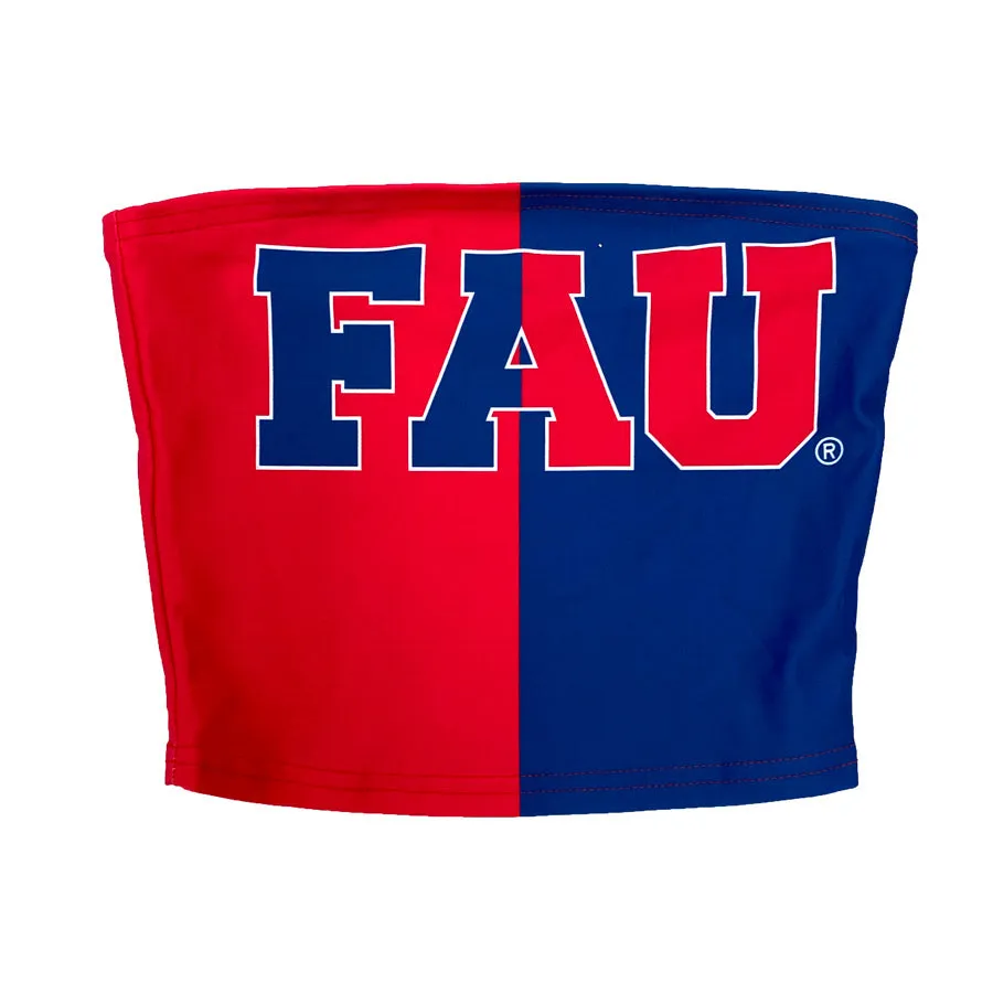 Florida Atlantic Owls Two Tone Tube Top