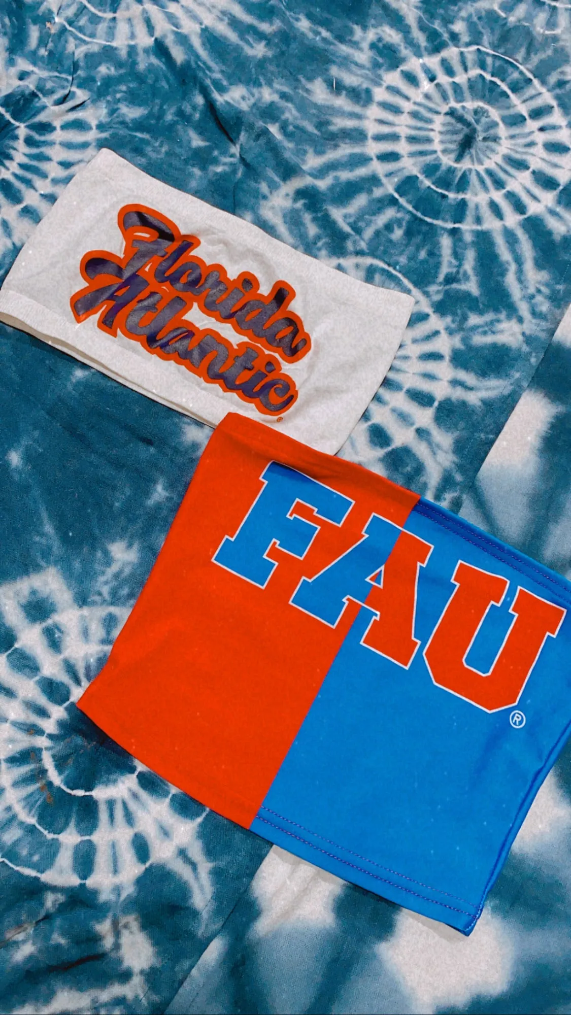 Florida Atlantic Owls Two Tone Tube Top