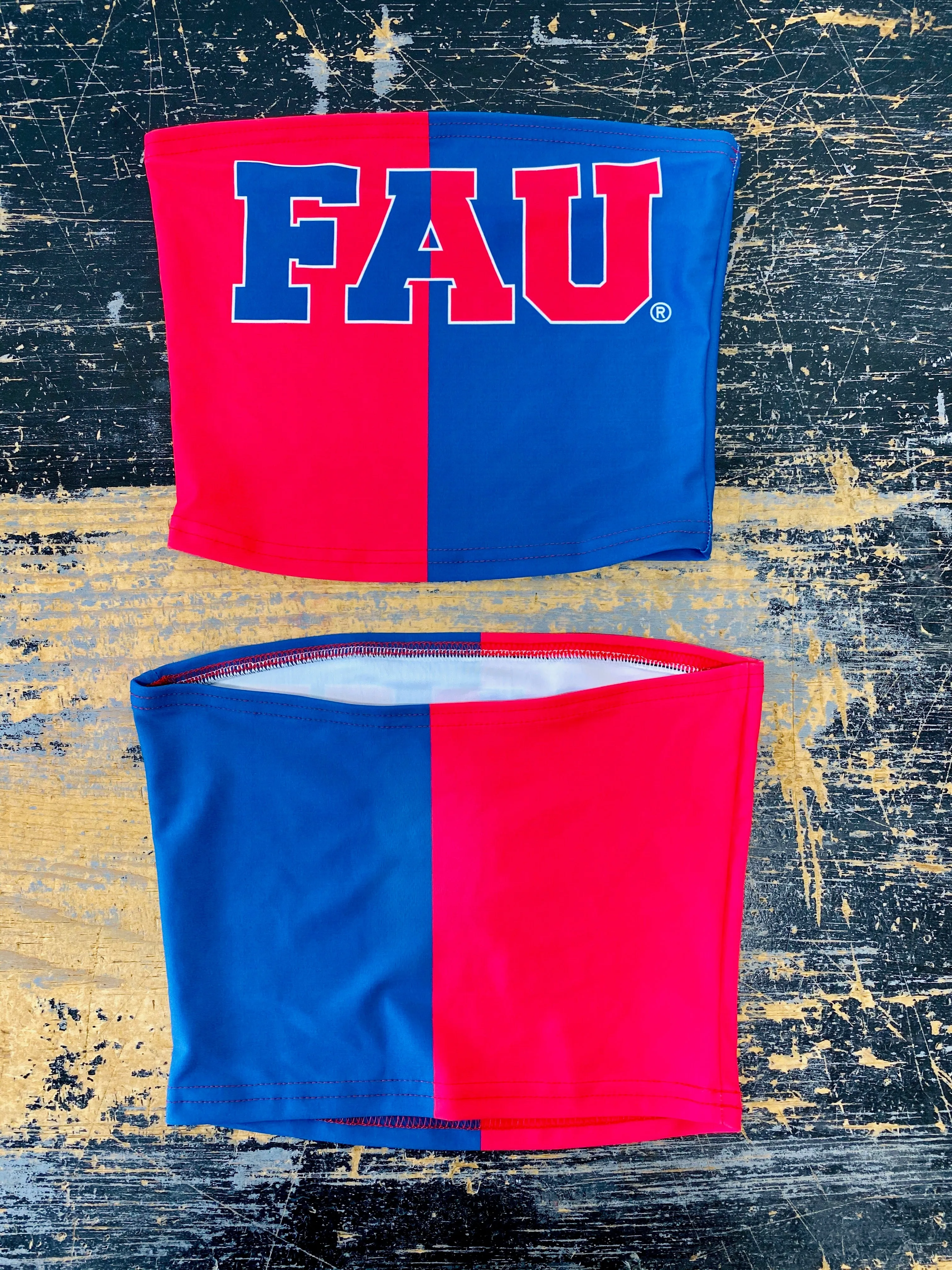 Florida Atlantic Owls Two Tone Tube Top