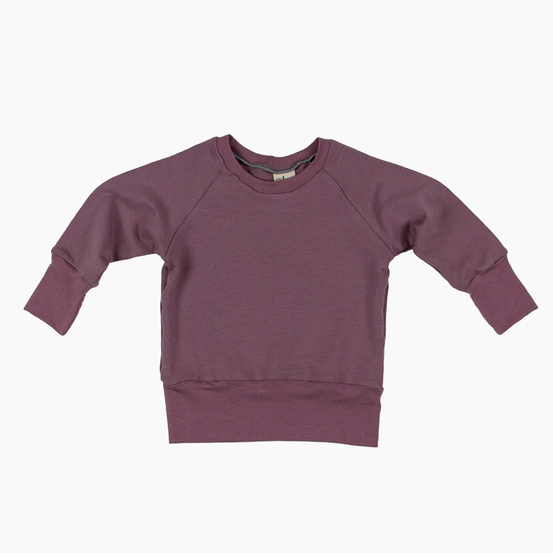 French Lilac Grow-With-Me Pullover