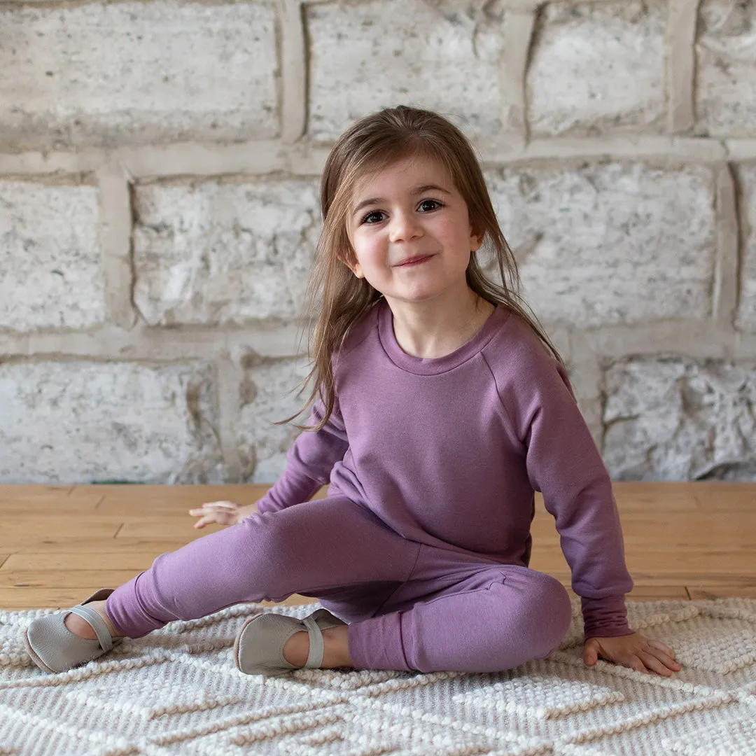 French Lilac Grow-With-Me Pullover