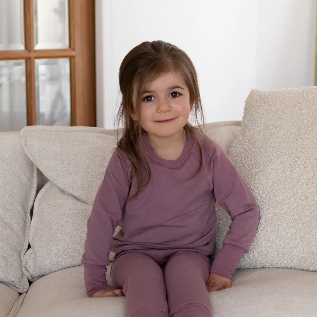 French Lilac Grow-With-Me Pullover