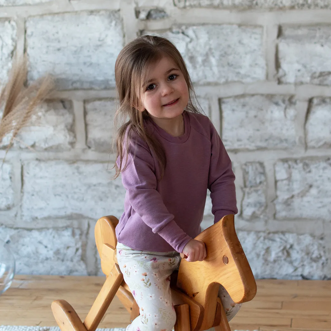 French Lilac Grow-With-Me Pullover