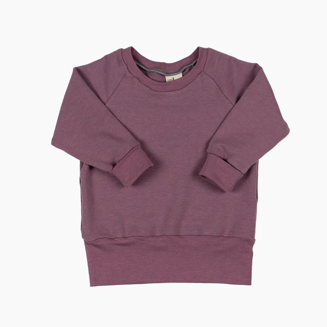 French Lilac Grow-With-Me Pullover