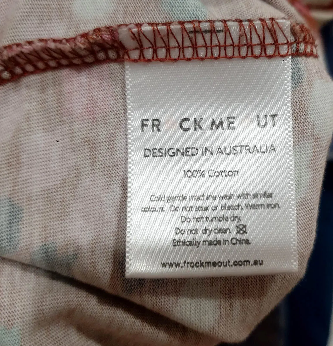Frock Me Out brown-toned print top size 12