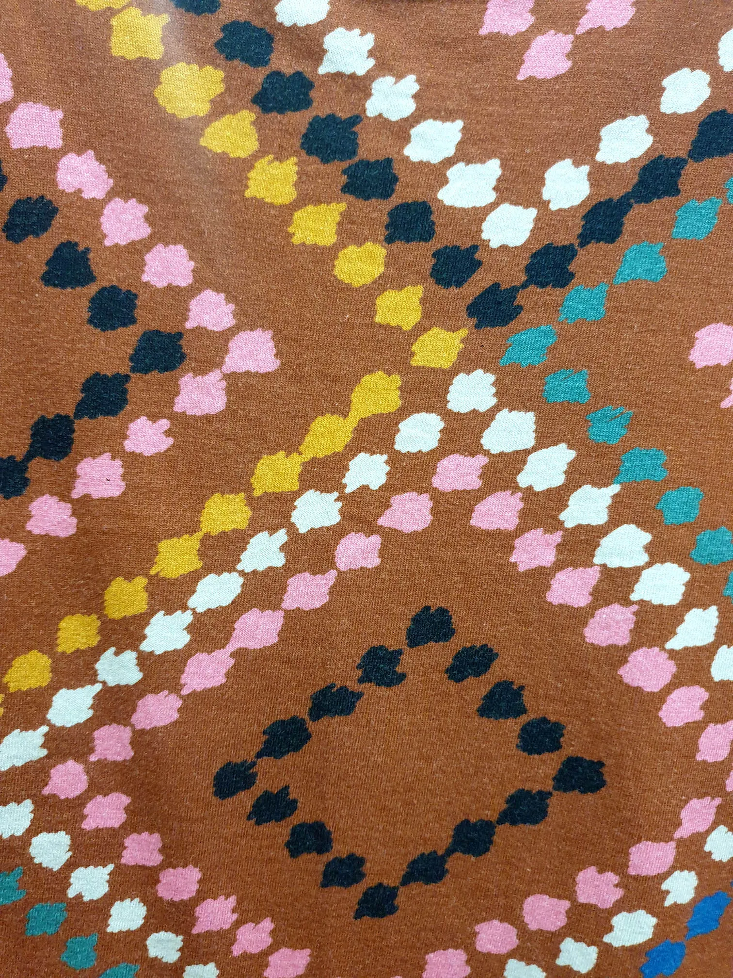 Frock Me Out brown-toned print top size 12