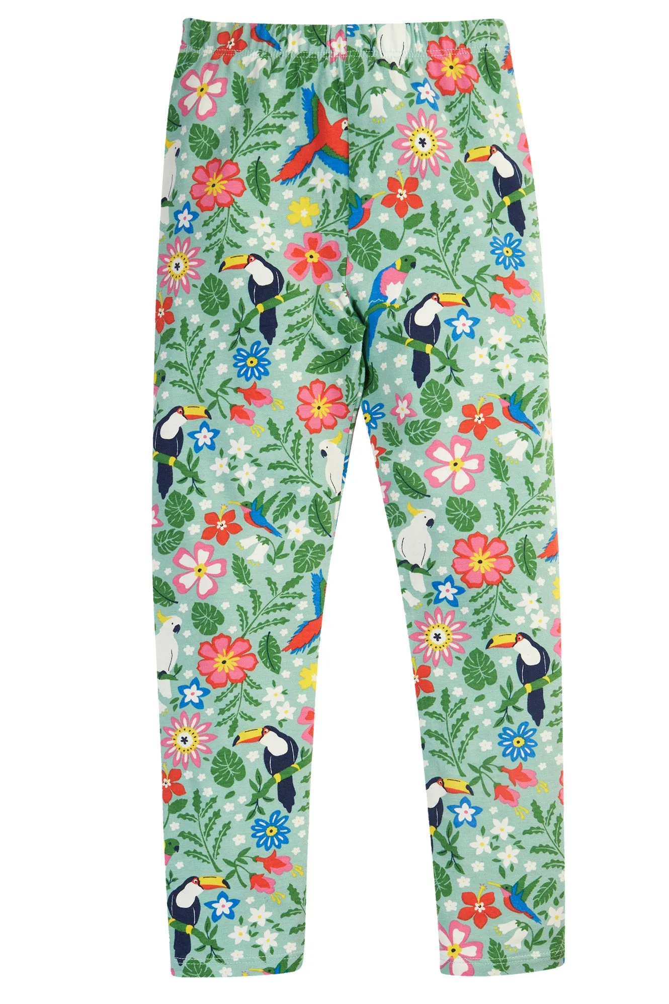 Frugi Libby Leggings Tropical Birds Lk3yo