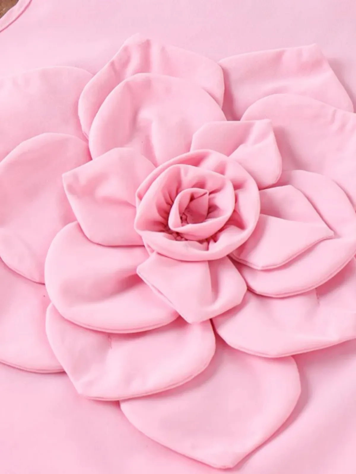 Garden Glam Statement Flower A Line Dress